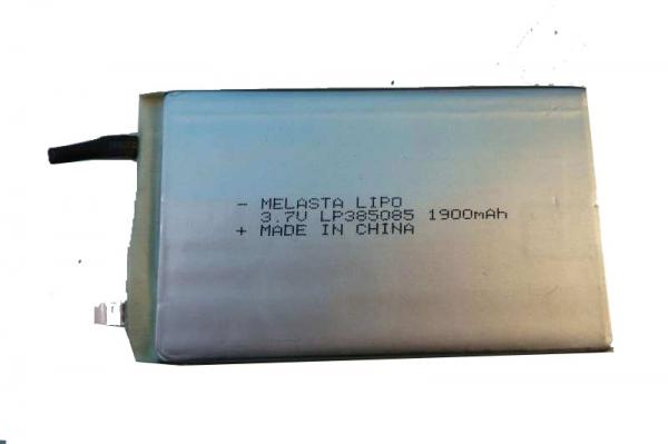 LiPO - LP385085 - 3,7V - 1900mAh