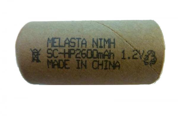 NiMh SC - 1,2V - 2600mAh - 10C